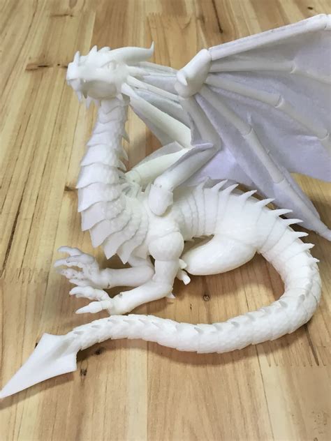 Seven The Articulated Dragon By 7fish Thingiverse 3d Printing Art