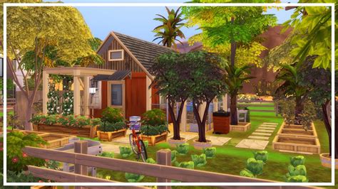 The Sims 4 Gardeners Starter Home 🍏 Youtube