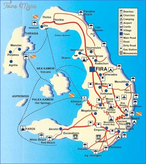 Santorini Map English