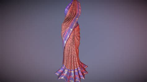 Indian Saree Buy Royalty Free 3d Model By Victor Shell Technologies Victorshelltech
