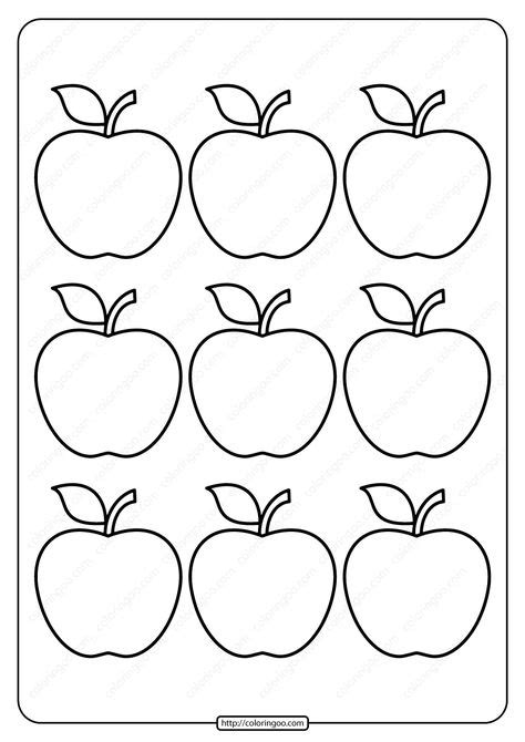 12 Apple Coloring Ideas In 2021 Apple Coloring Preschool Crafts