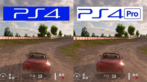 Gran Turismo Sport Ps4 Pro Vs Ps4 Graphics Comparison Comparativa