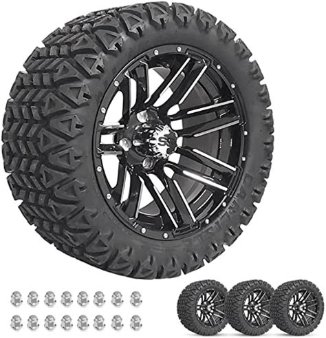 Proformx Sledge 14 Golf Cart Wheels And Tires Combo Package Set Of
