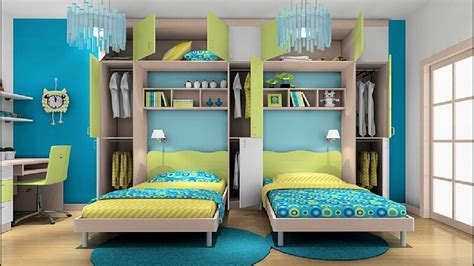 Look for creative ways to do this by choosing furniture that can pull double duty as a. Awesome Twin Bedroom Design Ideas with Double Bed for Boys ...