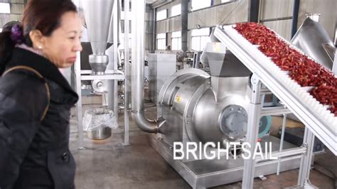 Stainless Steel Red Dry Chili Pepper Grinder Machinery Chili Grinding