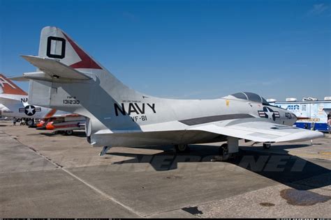 Grumman F9f 8 Cougar Usa Navy Aviation Photo 4072953