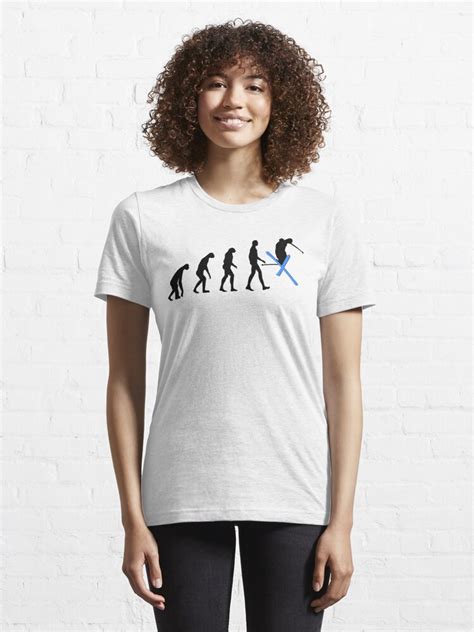 Evolution Ski T Shirt For Sale By Nektarinchen Redbubble