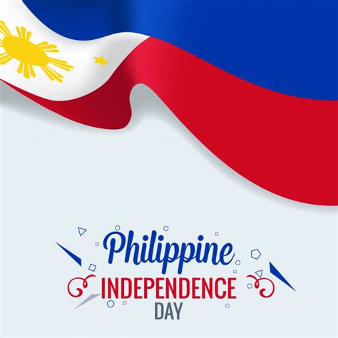 Happy philippines independence day vector template design. Premium Vector | Philippine independence day