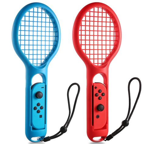 Tekdeals Tennis Racket For Nintendo Switch Joy Con Accessories For