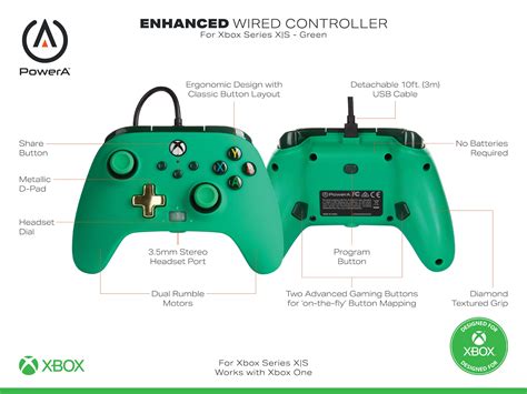 Powera Enhanced Wired Controller For Xbox Series Xs Pastel Dream