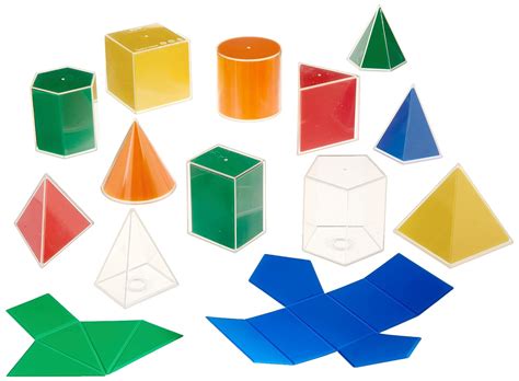 Edxeducation 2d3d Geometric Solids 12 Different Shapes