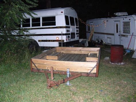 Another option is to build a small shed or pole barn for your. Build Your Own Enclosed Trailer Using A Pop-Up Camper ...