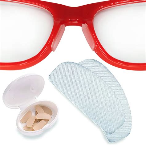 Setex Gecko Grip Anti Slip Nose Pads For Eyeglasses 5 Clear Pair Usa