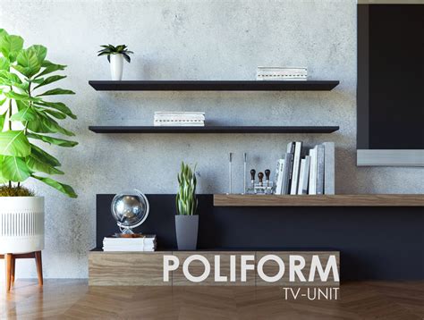 Poliform Tv Unit 3d Model 3d Model Cgtrader