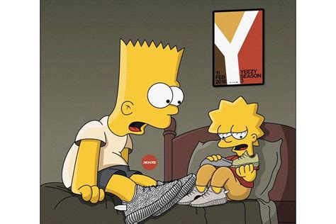 The Simpsons Imagined As Sneakerheads Highsnobiety Simpsons Art