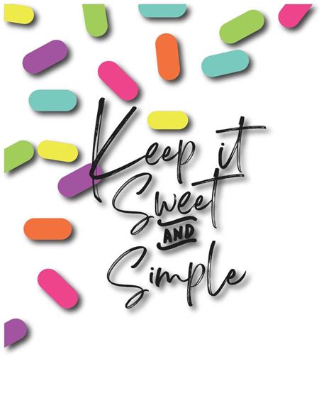Keep It Sweet And Simple Printable Wall Art Etsy My Etsy Shop