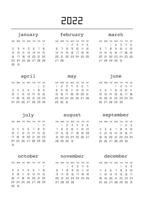 Premium Vector Calendar For 2022 Year Calendar Planner Set For