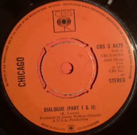Chicago Dialogue Part 1 And 2 1972 Vinyl Discogs