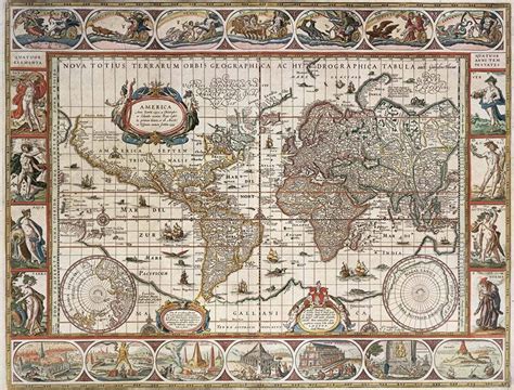 Map Of The World From 1650 2000 Piece Jigsaw Puzzle