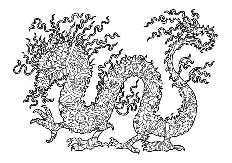All information about complex dragon coloring pages. Dragon complex vera - Dragons Adult Coloring Pages