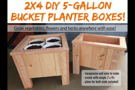 Watch this video to learn how. DIY 5 Gallon Bucket Planter Boxes - An Incredible New Way ...