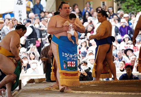 Spring Festival Revives Japans Ancient Sport Sumo Wrestling News18