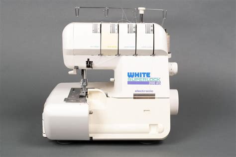 Lot White Superlock 2000 Ats Mechanical Sewing Machine