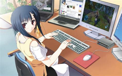 Computer Anime Anime Computer Stock Vectors Images Vector Art Shutterstock This Is A List Of