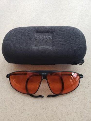 zeiss trap shooting glasses model 3002 vermillion with case ebay