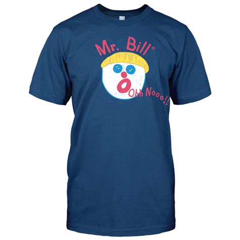 Mr Bill Mr Bill Ohh Nooo Harbor Blue T Shirt Large