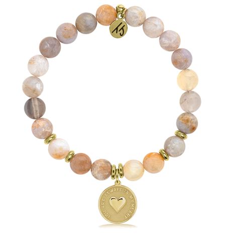 Gold Always In My Heart Charm Bracelet Collection T Jazelle