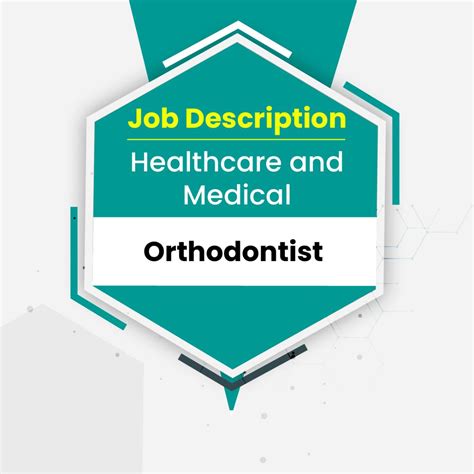 Job Descriptions Orthodontist