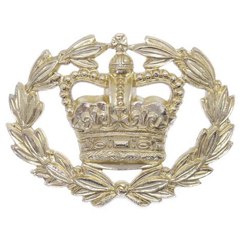 British Army Warrant Officer Class 2 Woii Anodised Staybrite Arm Badge