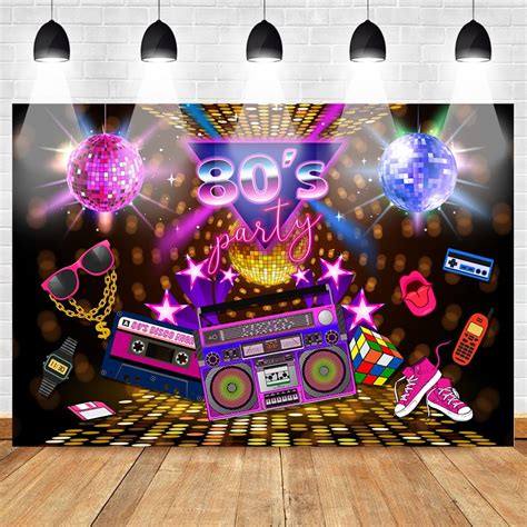Back To The 90s Backdrop Hip Hop Old School Party Supplies Photography