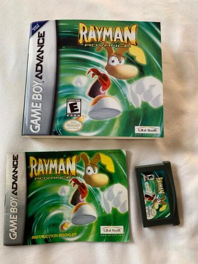 Rayman Advance Item And Manual Only Gameboy Advance