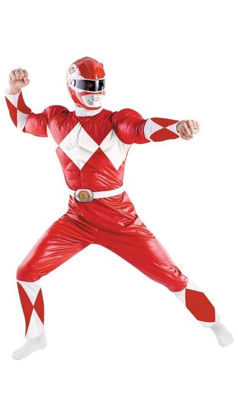 Power Ranger Red Adult Costume