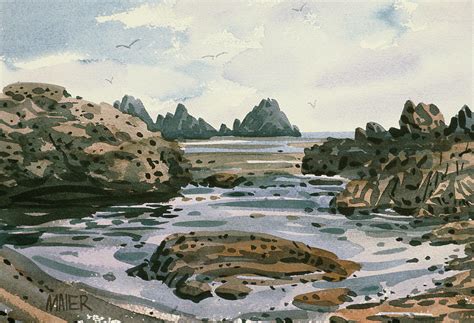 Point Lobos Painting By Donald Maier Fine Art America