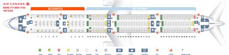 Air Canada Business Class Seat Map