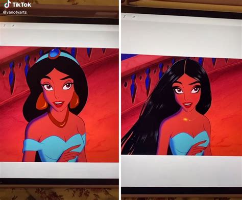 Tiktok Artist Gives Disney Princesses A Modern Makeover
