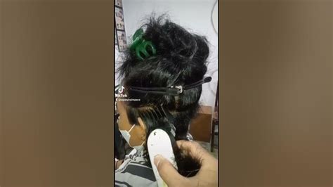 Cewek Minta Potong Undercut Hair Tatto Simple Youtube