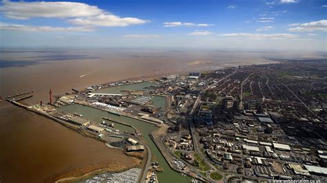 Lincolnshire Grimsby Aerial Photographs Of Great Britain By