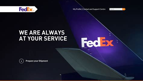 Fedex Web Concept On Behance