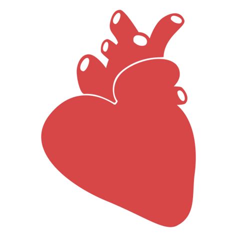 Corazón Humano Silueta Roja Descargar Pngsvg Transparente