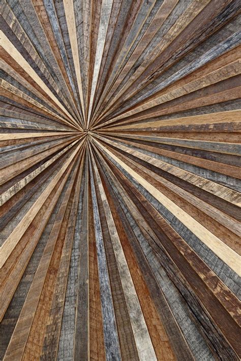 Did you scroll all this way to get facts about industrial wood art? Starburst wood wall art, made with old reclaimed barnwood ...