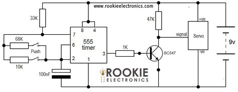 Servo Tester Using 555 Timer Rookie Electronics Electronics