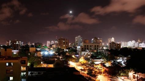 🥇 Landscapes Night Buildings Colombia Cities Sky Barranquilla Wallpaper