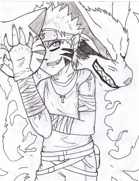 Narutos Demon Sketch By Emotigonecrazy On Deviantart