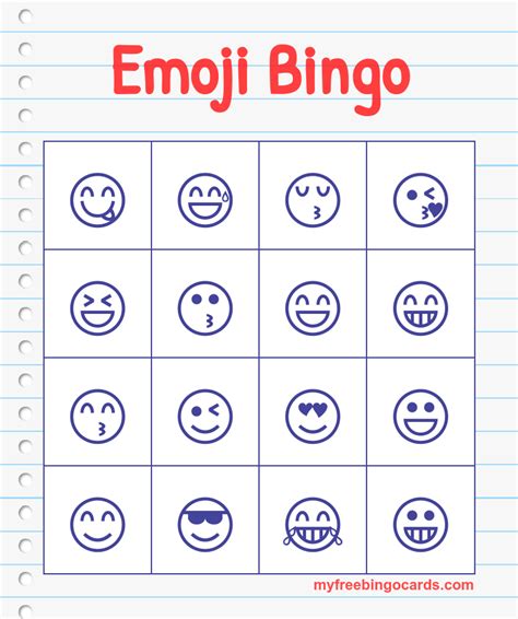 Pages In The Pdf Emoji Bingo How Well Do You Know Your Emoji
