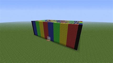 Rainbow House Minecraft Project