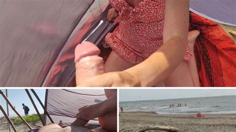 Flashing Cock In Public My Wife Makes Me Cum In Front Of Strangers On A Nude Beach